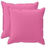 vidaXL Podložka 2 ks HOUTEN Ružová 80 x 80 cm Polyester – Obrázok 2