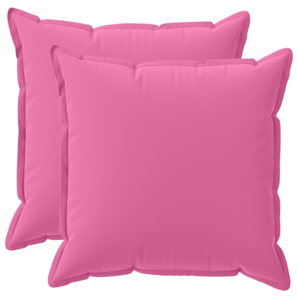 vidaXL Podložka 2 ks HOUTEN Ružová 80 x 80 cm Polyester – Obrázok 2