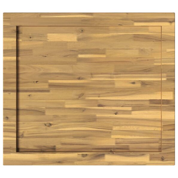 vidaXL Obdĺžnikový stôl 80 x 80 x 3,2 cm Štvorcový – Obrázok 5