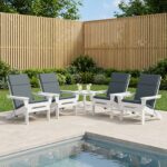 vidaXL Poduška na stoličku s vysokým operadlom GEMERT 4 ks