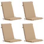 vidaXL 4-dielne vankúše s vysokým operadlom Bhair GEMERT 4 pcs – Obrázok 2