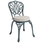 vidaXL Vankúše na sedenie SOEST 4 ks 100% polyester Biela Ø 35 x 7 cm – Obrázok 3
