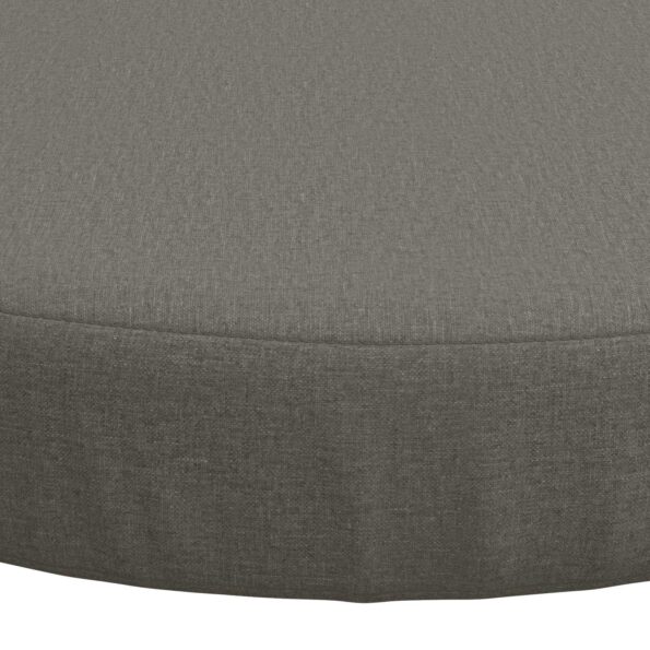 vidaXL Vankúše na sedenie SOEST 4 ks 100% polyester Sivá Ø 35 x 7 cm – Obrázok 5