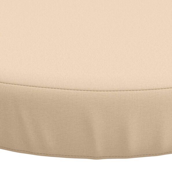 vidaXL Vankúše na sedenie SOEST 4 ks 100% polyester Krémová – Obrázok 5