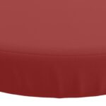 vidaXL Vankúše na sedenie SOEST 4 ks 100% polyester Víno červené – Obrázok 5