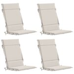 vidaXL 4-dielne vankúše na vysoké operadlo GEMERT 4 pcs 100% polyester – Obrázok 2