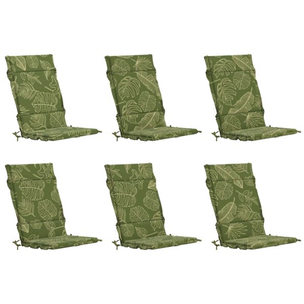 vidaXL 6-dielne vankúše na vysoké operadlo GEMERT 6 pcs 100% polyester – Obrázok 2