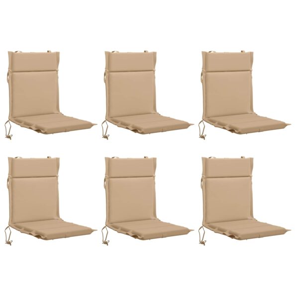 vidaXL 6-dielne vankúše na vysoké operadlo GEMERT 6 pcs 100% polyester – Obrázok 2