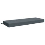 vidaXL Vankúš na chrbát SOEST 100% polyester Modrá 120 x 40 x 10 cm – Obrázok 2