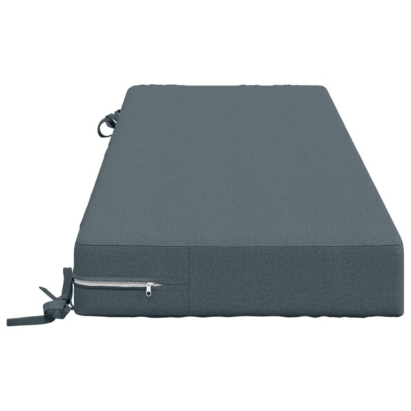 vidaXL Vankúš na chrbát SOEST 100% polyester Modrá 120 x 40 x 10 cm – Obrázok 4