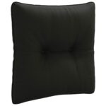 vidaXL Vankúš na chrbát PUTTEN 100% polyester Čierna 40 x 40 x 10 cm – Obrázok 2