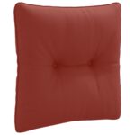 vidaXL Vankúš na chrbát PUTTEN 100% polyester Červená 40 x 40 x 10 cm – Obrázok 2