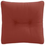 vidaXL Vankúš na chrbát PUTTEN 100% polyester Červená 40 x 40 x 10 cm – Obrázok 4