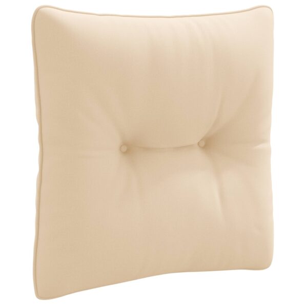 vidaXL Vankúš na chrbát PUTTEN 100% polyester Krémová 40 x 40 x 10 cm – Obrázok 2