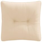 vidaXL Vankúš na chrbát PUTTEN 100% polyester Krémová 40 x 40 x 10 cm – Obrázok 4