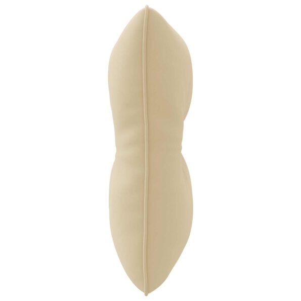 vidaXL Vankúš na chrbát PUTTEN 100% polyester Béžová 40 x 40 x 10 cm – Obrázok 5