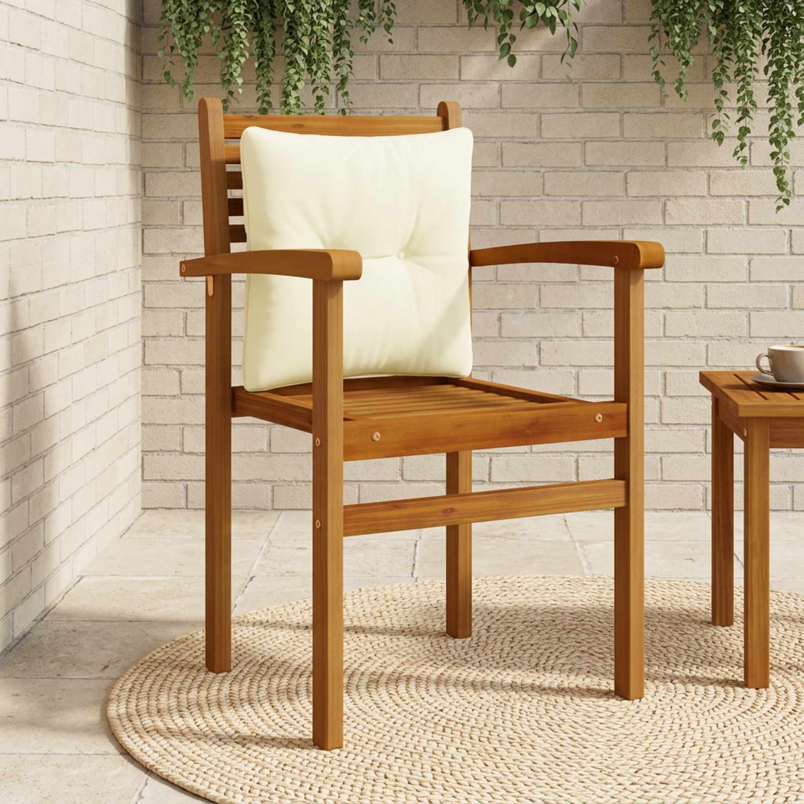 947067_1.jpg vidaXL Vankúš na chrbát PUTTEN 100% polyester Krémová 40 x 40 x 10 cm – Obrázok 1