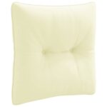 vidaXL Vankúš na chrbát PUTTEN 100% polyester Krémová 40 x 40 x 10 cm – Obrázok 2