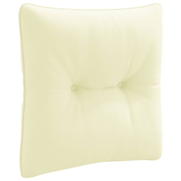 vidaXL Vankúš na chrbát PUTTEN 100% polyester Krémová 40 x 40 x 10 cm – Obrázok 2