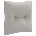 vidaXL Vankúš na chrbát PUTTEN 100% polyester Sivá 40 x 40 x 10 cm – Obrázok 2