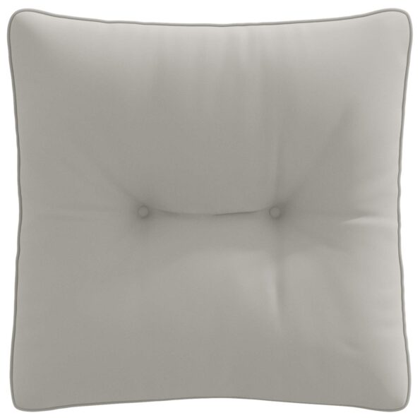 vidaXL Vankúš na chrbát PUTTEN 100% polyester Sivá 40 x 40 x 10 cm – Obrázok 4