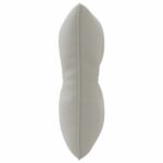vidaXL Vankúš na chrbát PUTTEN 100% polyester Sivá 40 x 40 x 10 cm – Obrázok 5