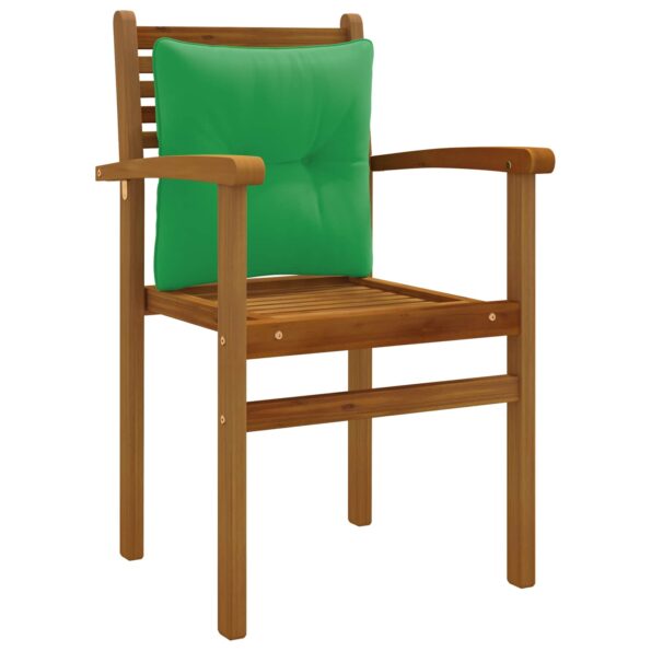 vidaXL Vankúš na chrbát PUTTEN 100% polyester Zelená 40 x 40 x 10 cm – Obrázok 3