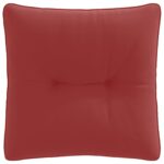 vidaXL Vankúš na chrbát PUTTEN 100% polyester Víno červené – Obrázok 4