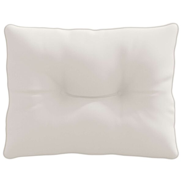vidaXL Vankúš na chrbát PUTTEN 100% polyester Biela 50 x 40 x 10 cm – Obrázok 4