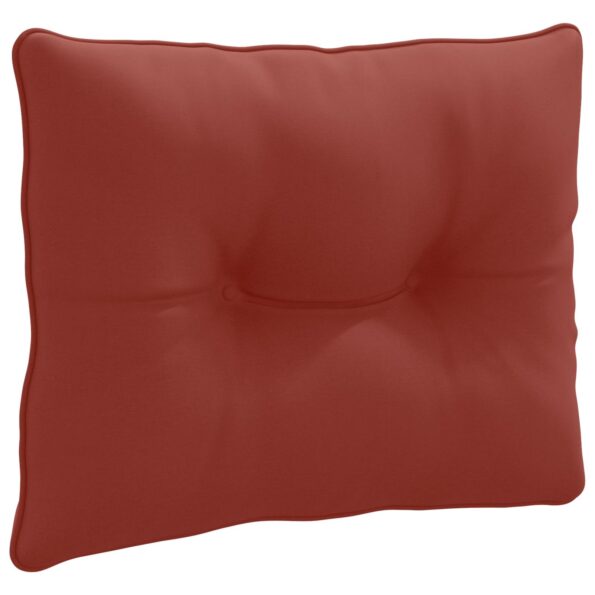 vidaXL Vankúš na chrbát PUTTEN 100% polyester Červená 50 x 40 x 10 cm – Obrázok 2