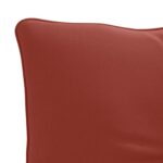vidaXL Vankúš na chrbát PUTTEN 100% polyester Červená 50 x 40 x 10 cm – Obrázok 6