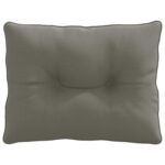 vidaXL Vankúš na chrbát PUTTEN 100% polyester Sivá 50 x 40 x 10 cm – Obrázok 4