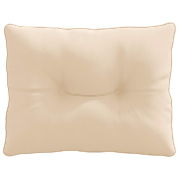 vidaXL Vankúš na chrbát PUTTEN 100% polyester Krémová 50 x 40 x 10 cm – Obrázok 4