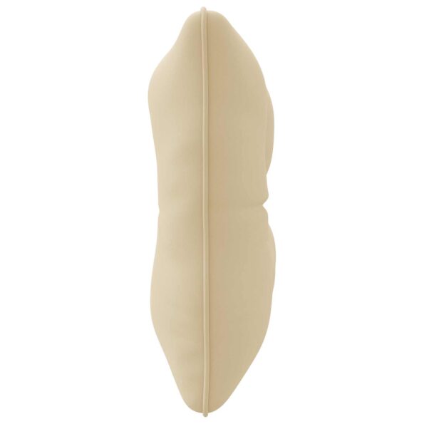 vidaXL Vankúš na chrbát PUTTEN 100% polyester Béžová 50 x 40 x 10 cm – Obrázok 5