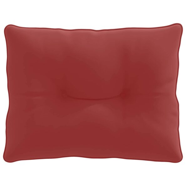 vidaXL Vankúš na chrbát PUTTEN 100% polyester Víno červené – Obrázok 4