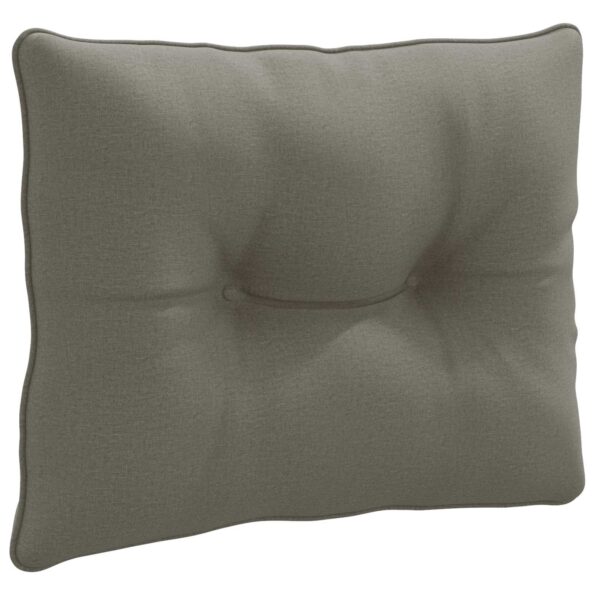 vidaXL Vankúš na chrbát PUTTEN 100% polyester Sivá 60 x 40 x 10 cm – Obrázok 2