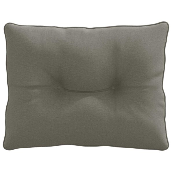 vidaXL Vankúš na chrbát PUTTEN 100% polyester Sivá 60 x 40 x 10 cm – Obrázok 4