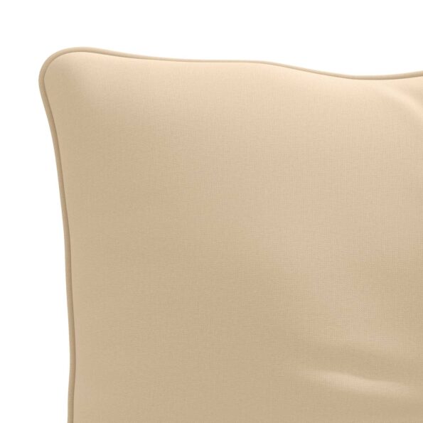 vidaXL Vankúš na chrbát PUTTEN 100% polyester Krémová 60 x 40 x 10 cm – Obrázok 6