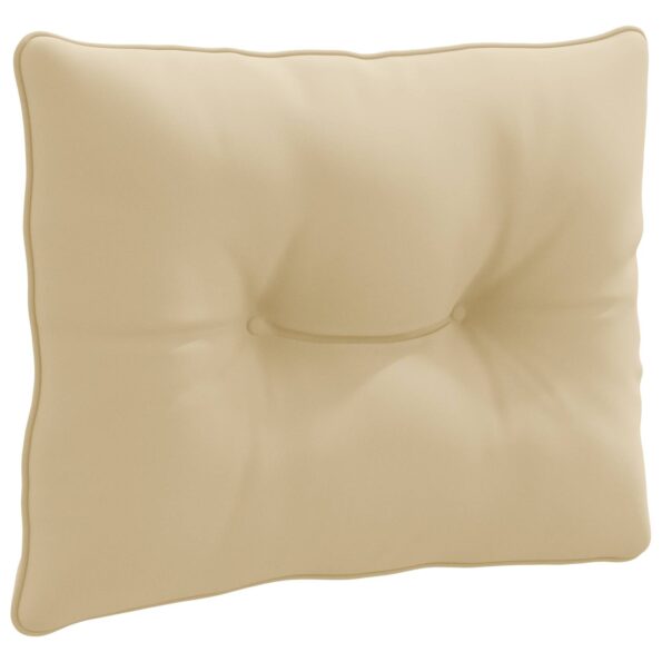 vidaXL Vankúš na chrbát PUTTEN 100% polyester Béžová 60 x 40 x 10 cm – Obrázok 2