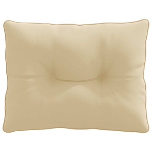 vidaXL Vankúš na chrbát PUTTEN 100% polyester Béžová 60 x 40 x 10 cm – Obrázok 4