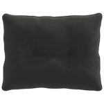 vidaXL Vankúš na chrbát PUTTEN 100% polyester Čierna 60 x 40 x 10 cm – Obrázok 4