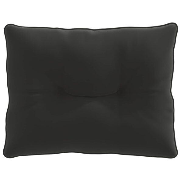 vidaXL Vankúš na chrbát PUTTEN 100% polyester Čierna 60 x 40 x 10 cm – Obrázok 4
