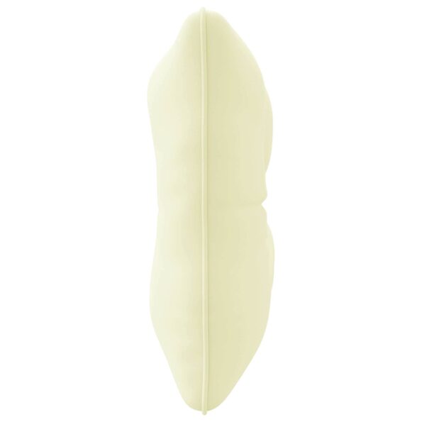 vidaXL Vankúš na chrbát PUTTEN 100% polyester Krémová 60 x 40 x 10 cm – Obrázok 5