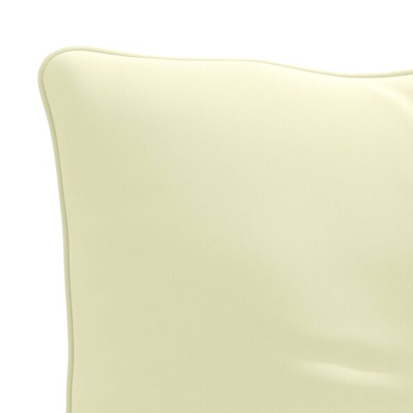 vidaXL Vankúš na chrbát PUTTEN 100% polyester Krémová 60 x 40 x 10 cm – Obrázok 6