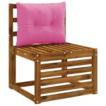 vidaXL Vankúš na chrbát PUTTEN 100% polyester Ružová 60 x 40 x 10 cm – Obrázok 3