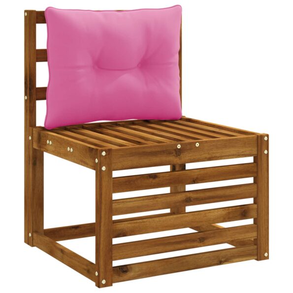 vidaXL Vankúš na chrbát PUTTEN 100% polyester Ružová 60 x 40 x 10 cm – Obrázok 3
