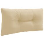 vidaXL Vankúš na chrbát PUTTEN 100% polyester Béžová 70 x 40 x 10 cm – Obrázok 2