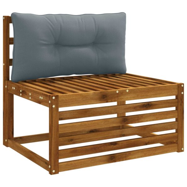 vidaXL Vankúš na chrbát PUTTEN 100% polyester Modrá 80 x 40 x 10 cm – Obrázok 3