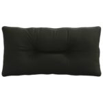 vidaXL Vankúš na chrbát PUTTEN 100% polyester Čierna 80 x 40 x 10 cm – Obrázok 4