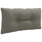 vidaXL Vankúš na chrbát PUTTEN 100% polyester Sivá 80 x 40 x 10 cm – Obrázok 2
